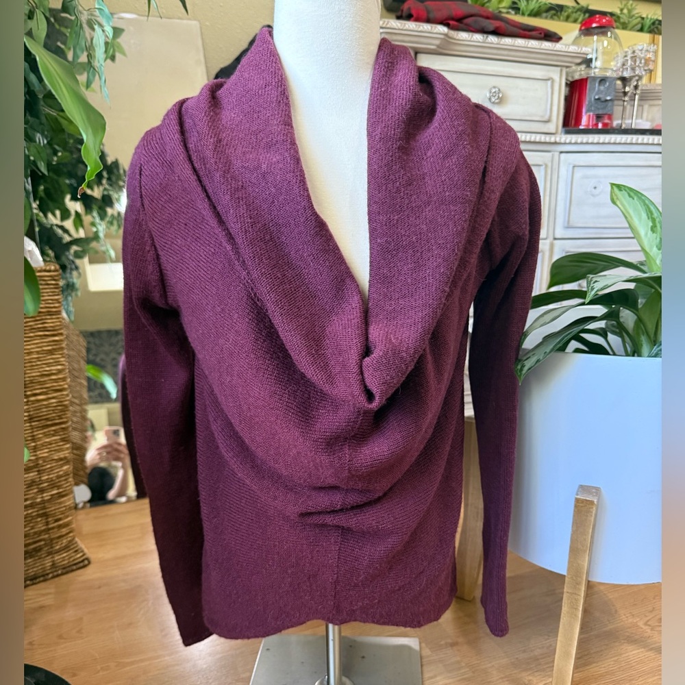 Vince Women's Cowl Neck Sweater in Rich Burgundy